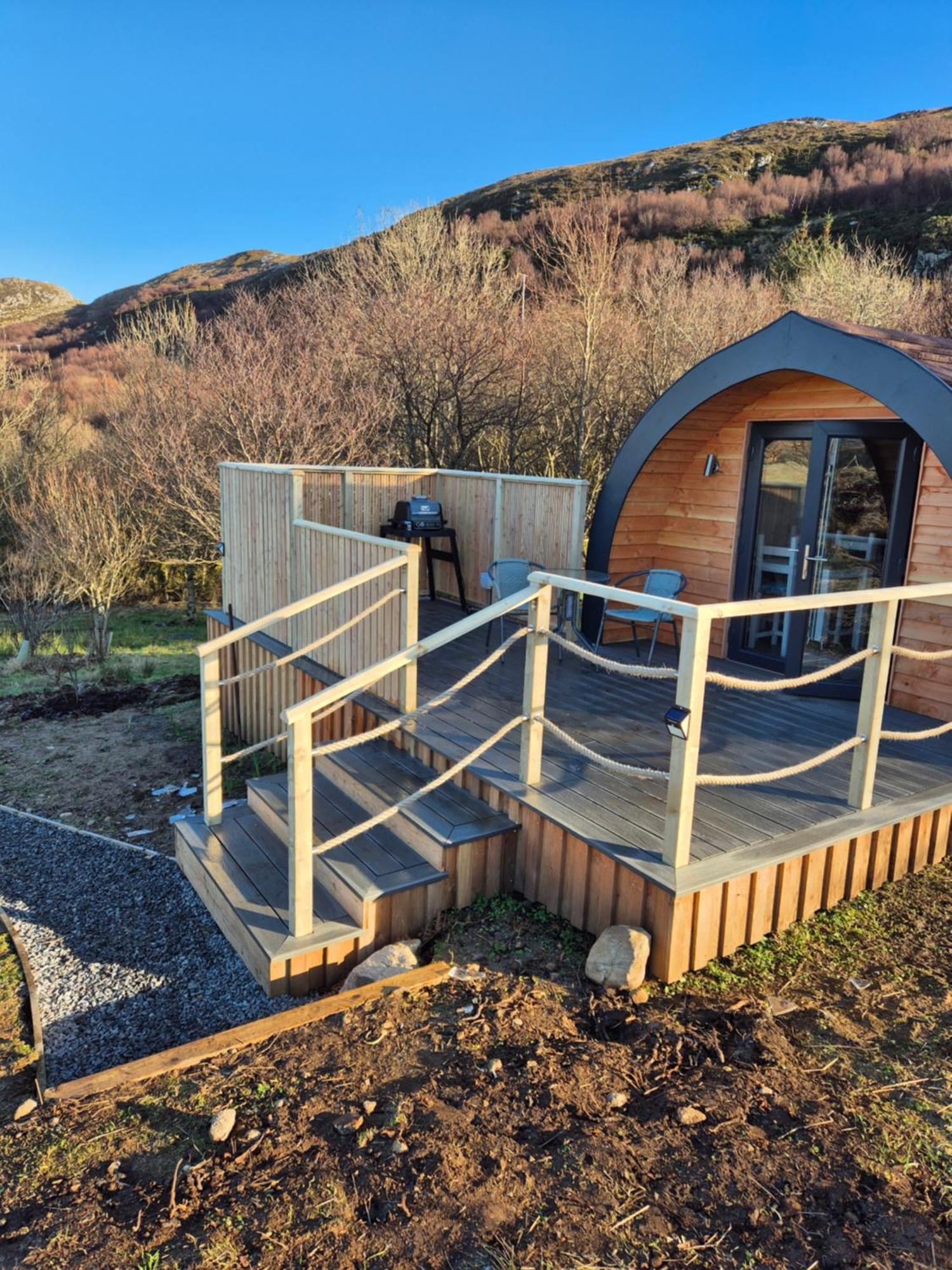 Tighlochan Pods Scourie エクステリア 写真