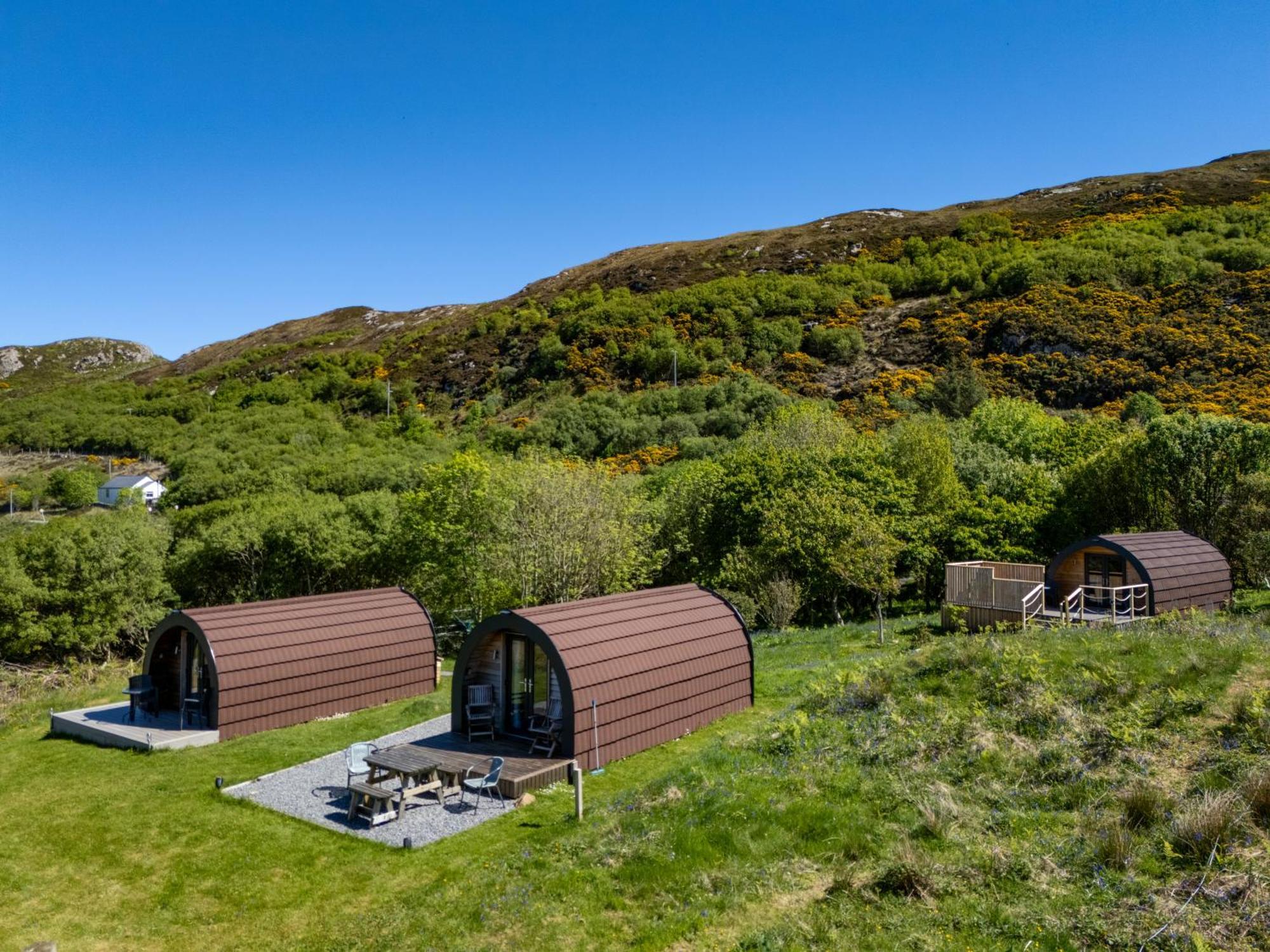 Tighlochan Pods Scourie エクステリア 写真